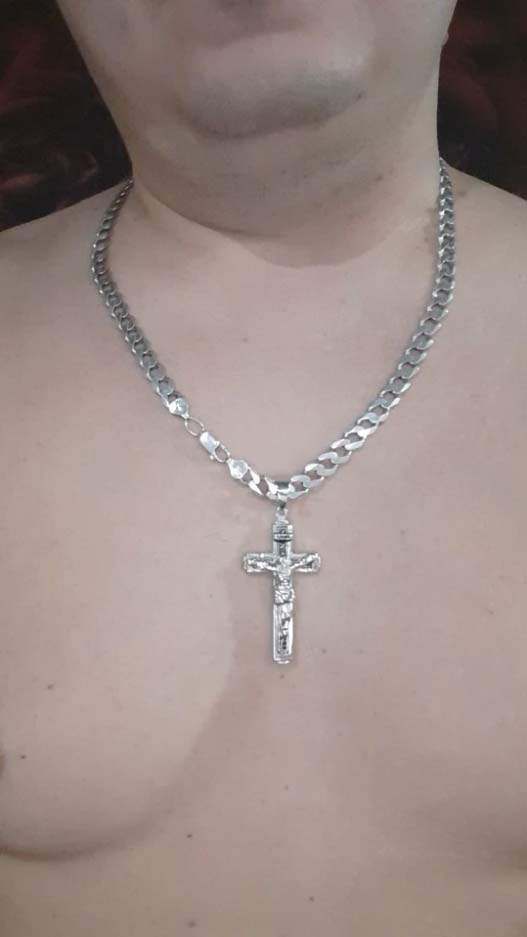 JesusNecklace, srebrna verižica z Jezusom - Image 4