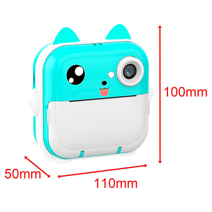 JumboPrintBundle, komplet s kamero za takojšnje tiskanje fotografij, 2 + 5 gratis rolami papirja, USB kablom, trakom za zapestje in Micro SD kartico - Image 2