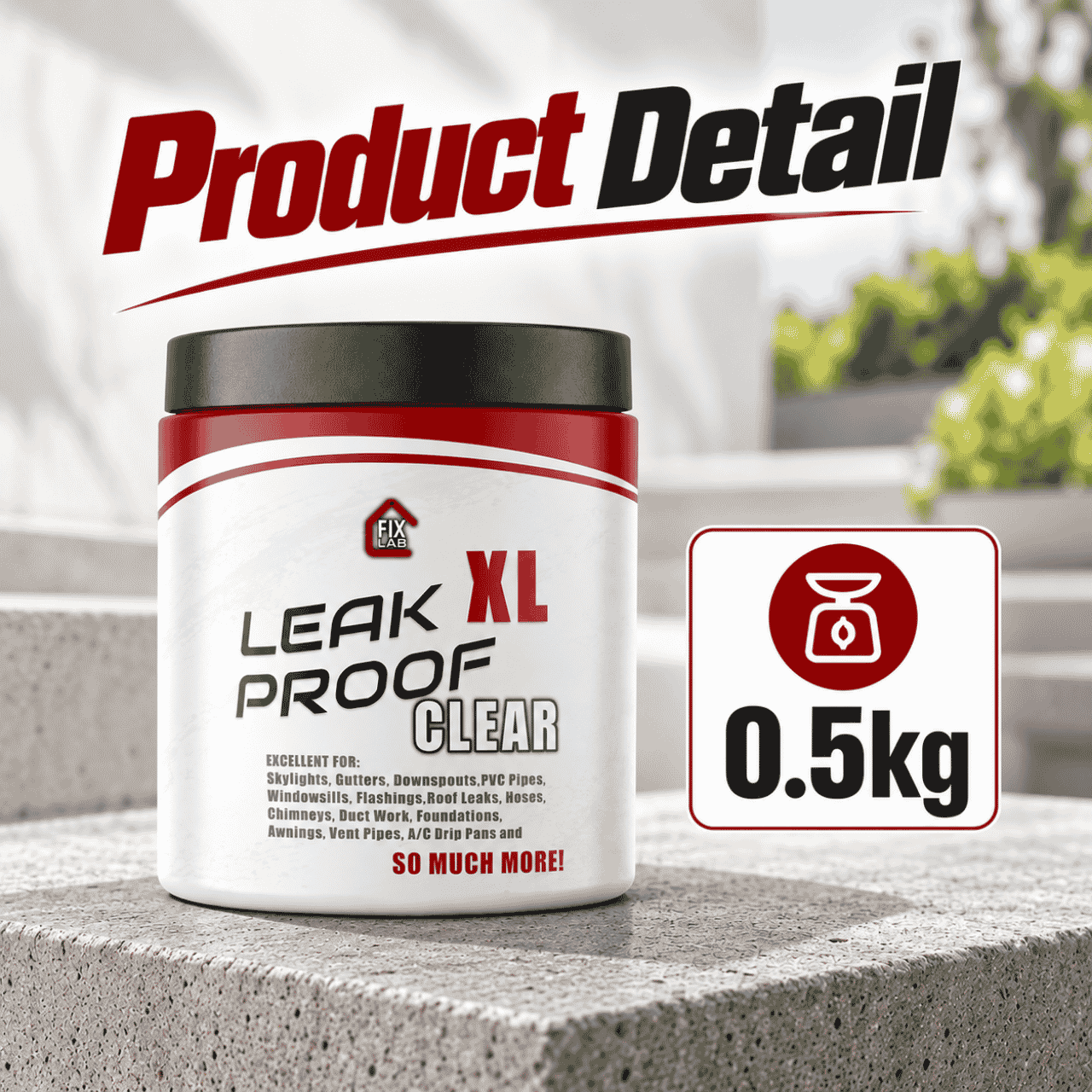 Prozoren premaz za tesnjenje razpok, LeakProof - Image 9