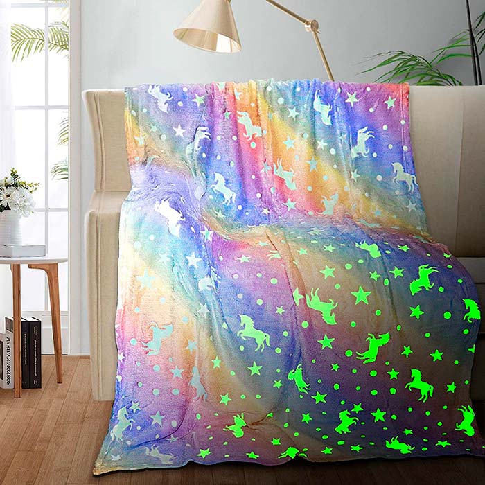 LuminousBlanket, otroška odeja, ki se sveti v temi - Image 3