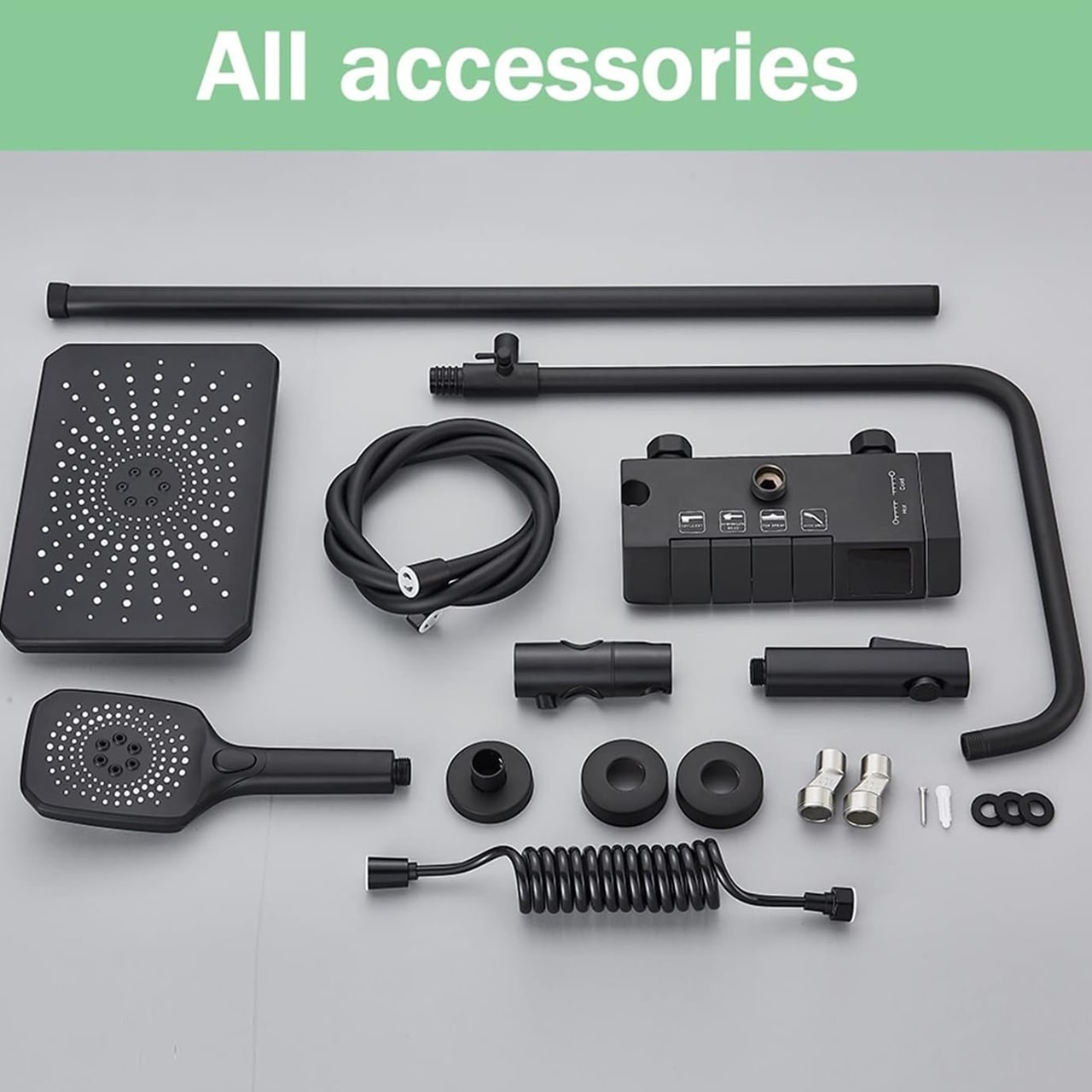 LuxShowerSet, luksuzni tuš set s 3 različnimi nastavki - Image 9
