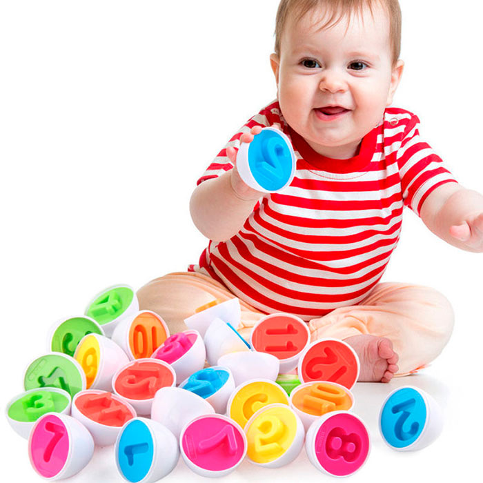 MatchingEggs, didaktična igrača – set s škatlo in 12 jajci - Image 8