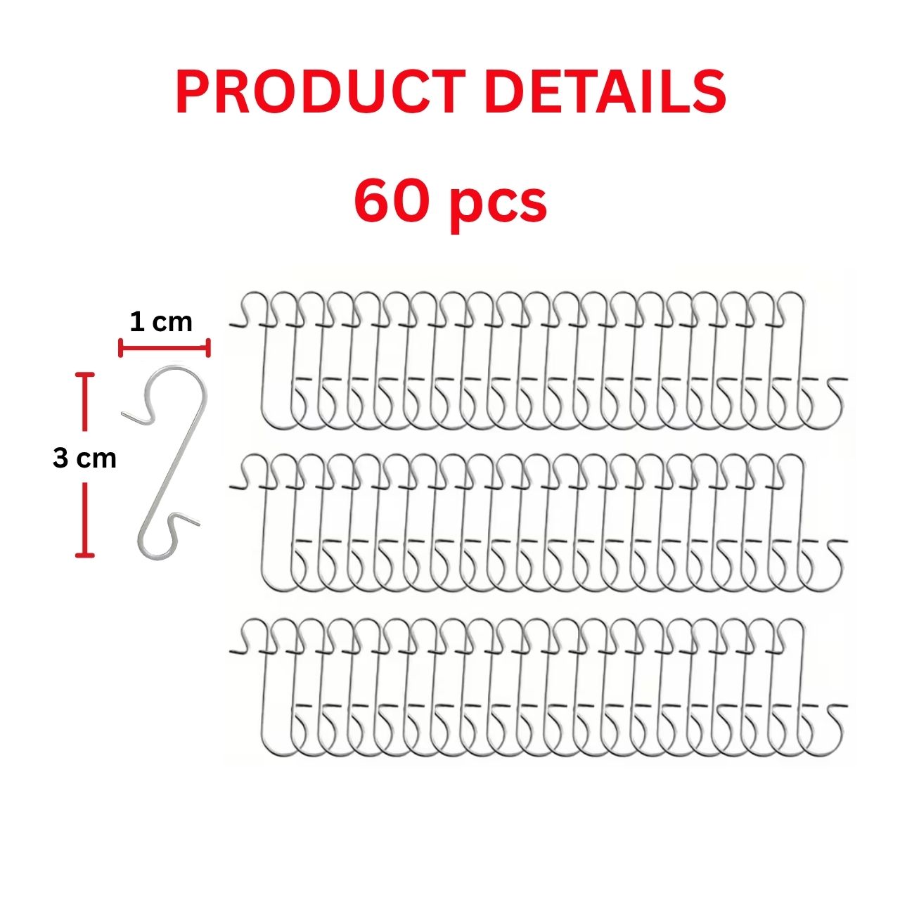 Kaveljčki za obešanje božičnih okraskov, MetalHooks - Image 7