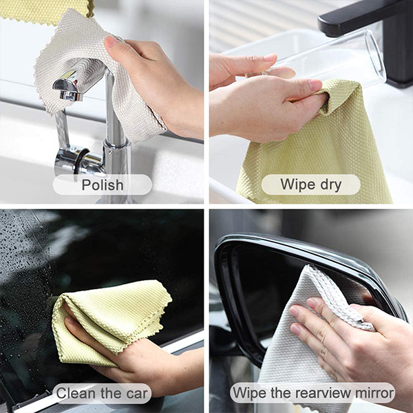 MicrofiberCloth, večnamenska krpa za čiščenje iz mikrovlaken (4 kos.) - Image 6