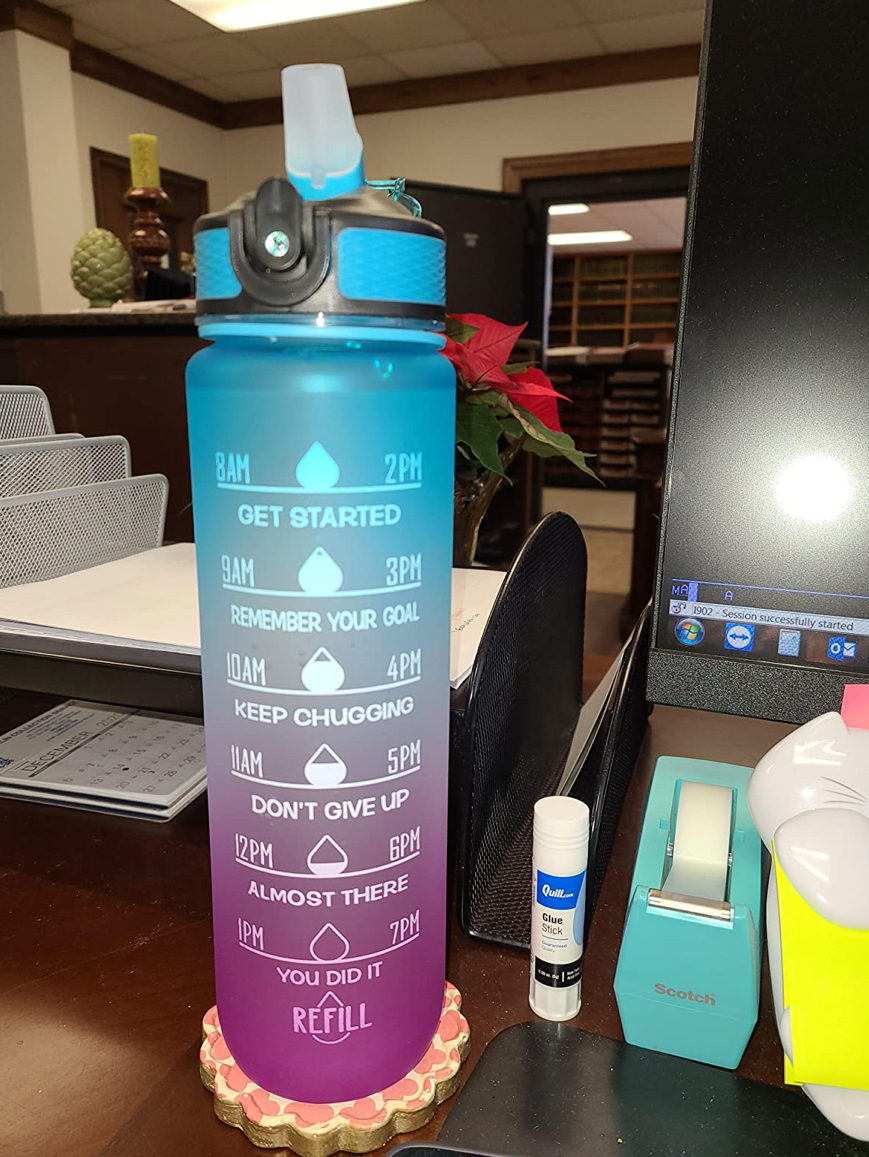 MotivationalBottle, flaška za vodo z motivacijskimi verzi in časovnimi oznakami (1000 ml) - Image 10