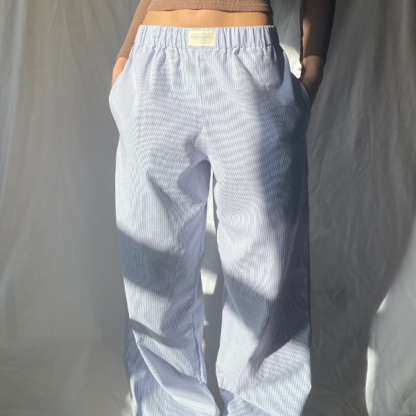 NEWPANT-ROZ-S/M, Sproščene ženske hlače PINNY - Image 4