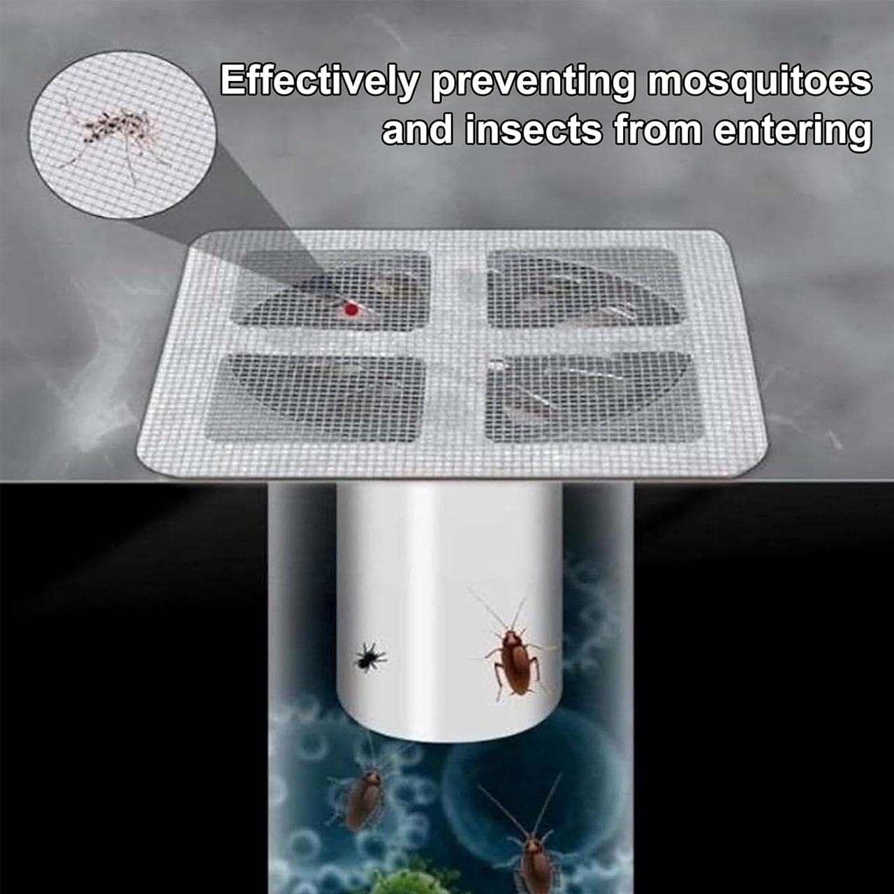 NetSticker, set nalepk za popravilo lukenj vrat, oken in zaščit proti insektom (20 kom.) - Image 3