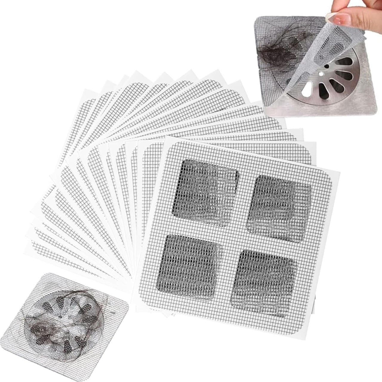 NetSticker, set nalepk za popravilo lukenj vrat, oken in zaščit proti insektom (20 kom.) - Image 8