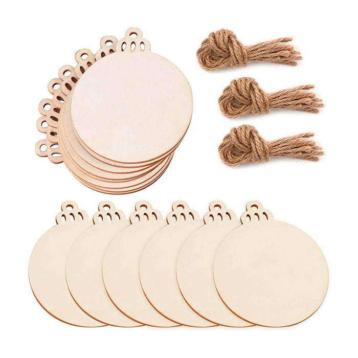 Ornaments, leseni božični okraski, ki jih ustvarite sami  (30 kosov) - Image 1