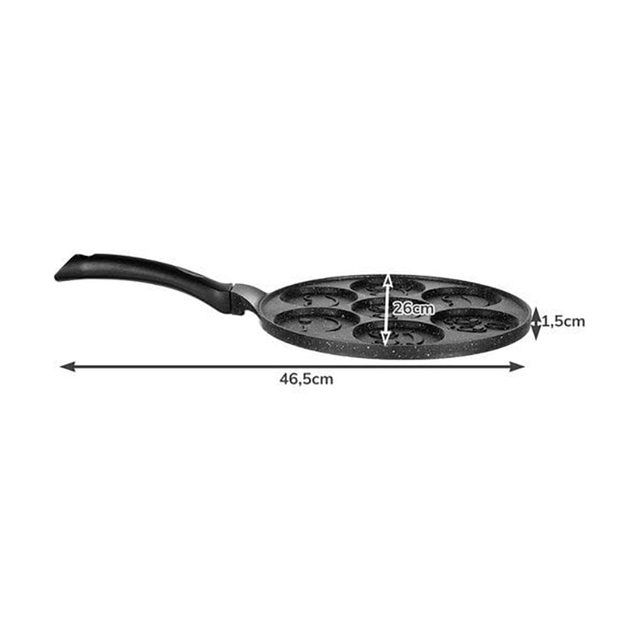 PancakePan, ponev za peko palačink v obliki smeškov - Image 2