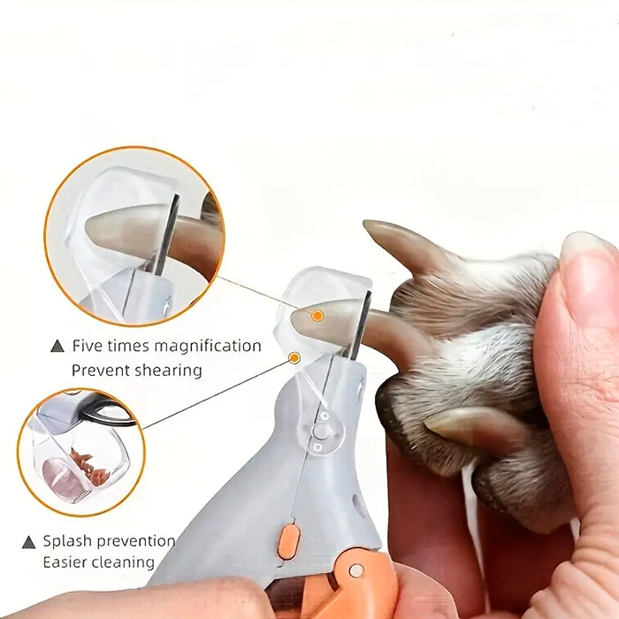 PawGloTrim, pripomoček za striženje krempljev z LED lučko - Image 4