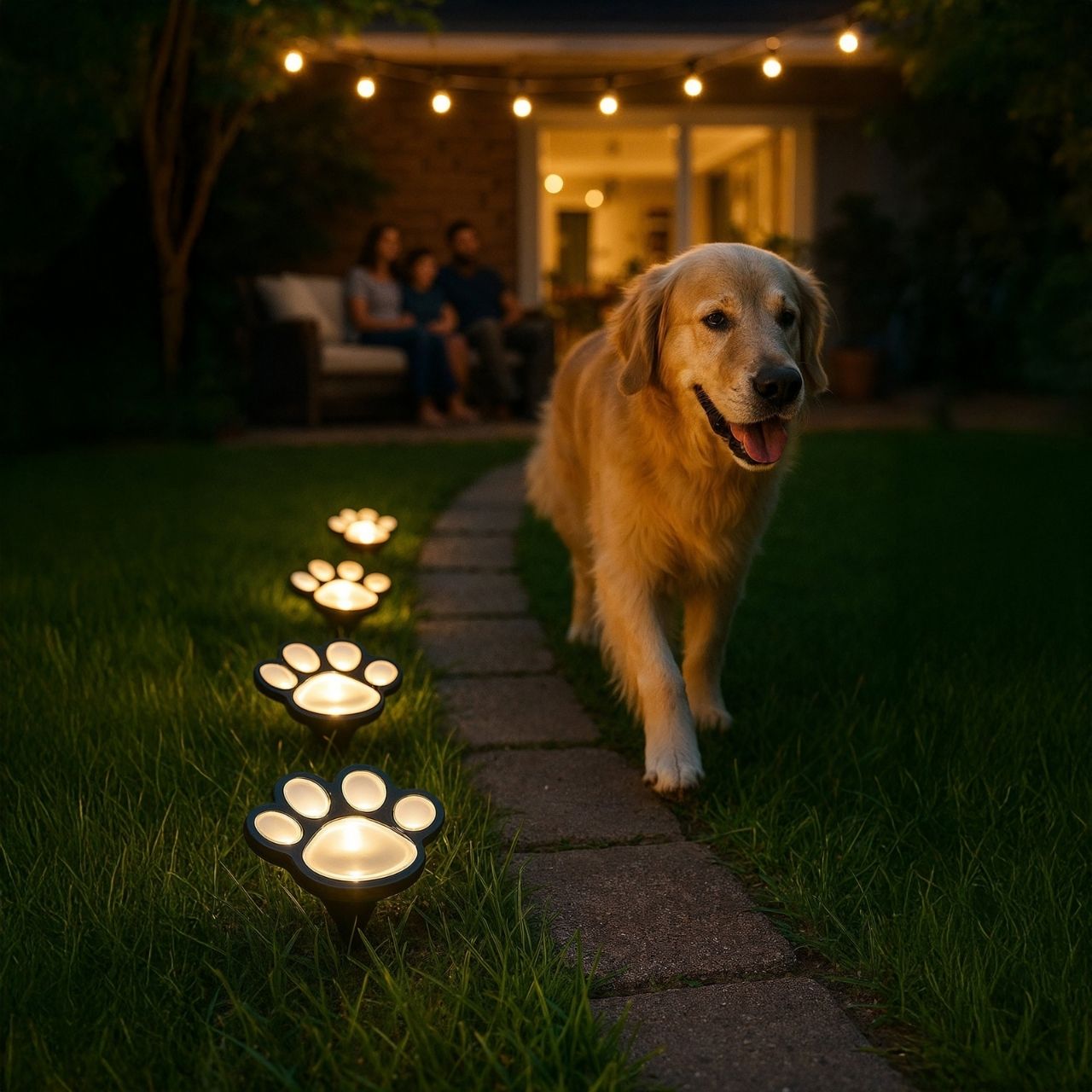 Solarne LED lučke v obliki tačk, Paws - Image 10