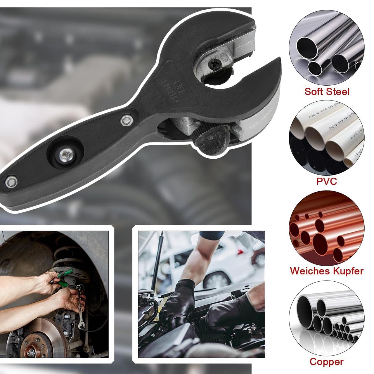 PipeCutter, univerzalni ročni rezalnik za cevi - Image 1