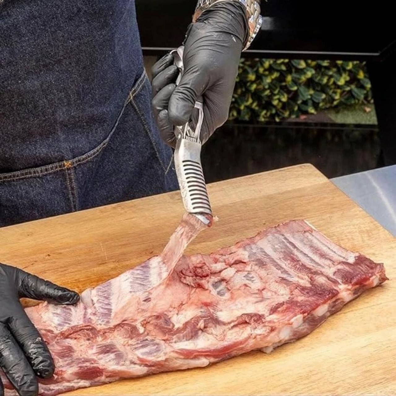 RibRemover, orodje za odstranjevanje membrane z reberc z vključeno čistilno krtačko - Image 7