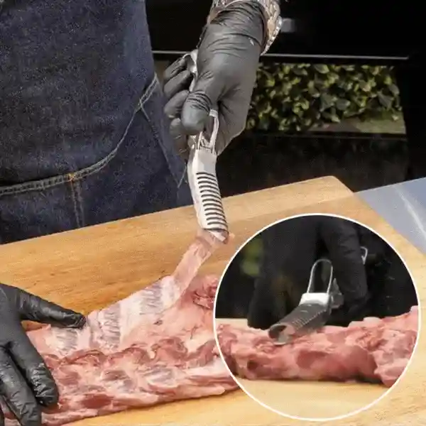 RibRemover, orodje za odstranjevanje membrane z reberc z vključeno čistilno krtačko - Image 10