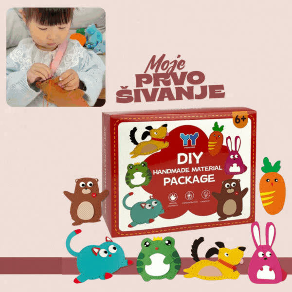 SEWDIY, Otroški šivalni set – Moje prvo šivanje - video