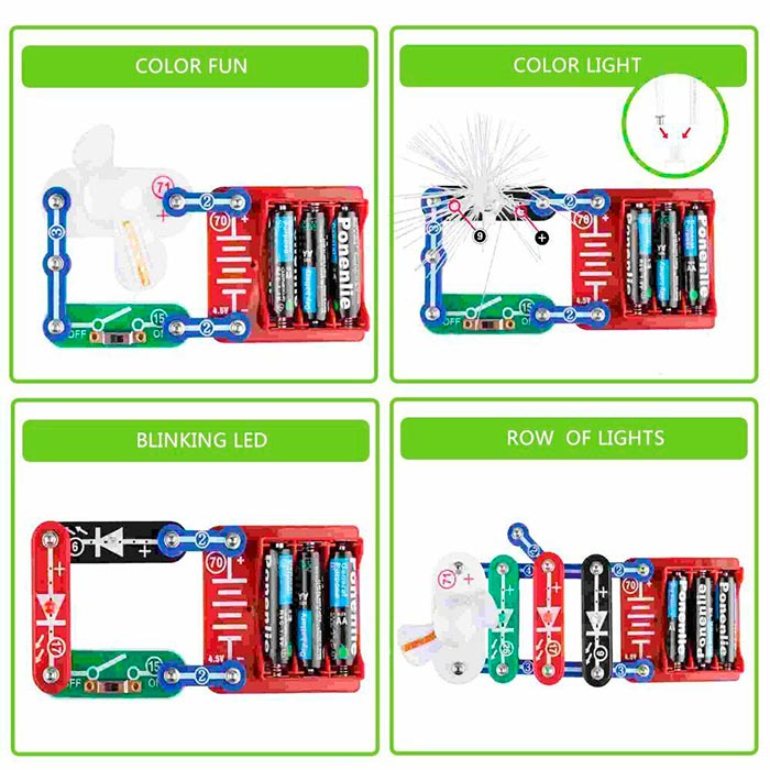 ScienceKit, didaktična igrača, kjer otrok spoznava osnove elektrike (17-delni svet) - Image 5