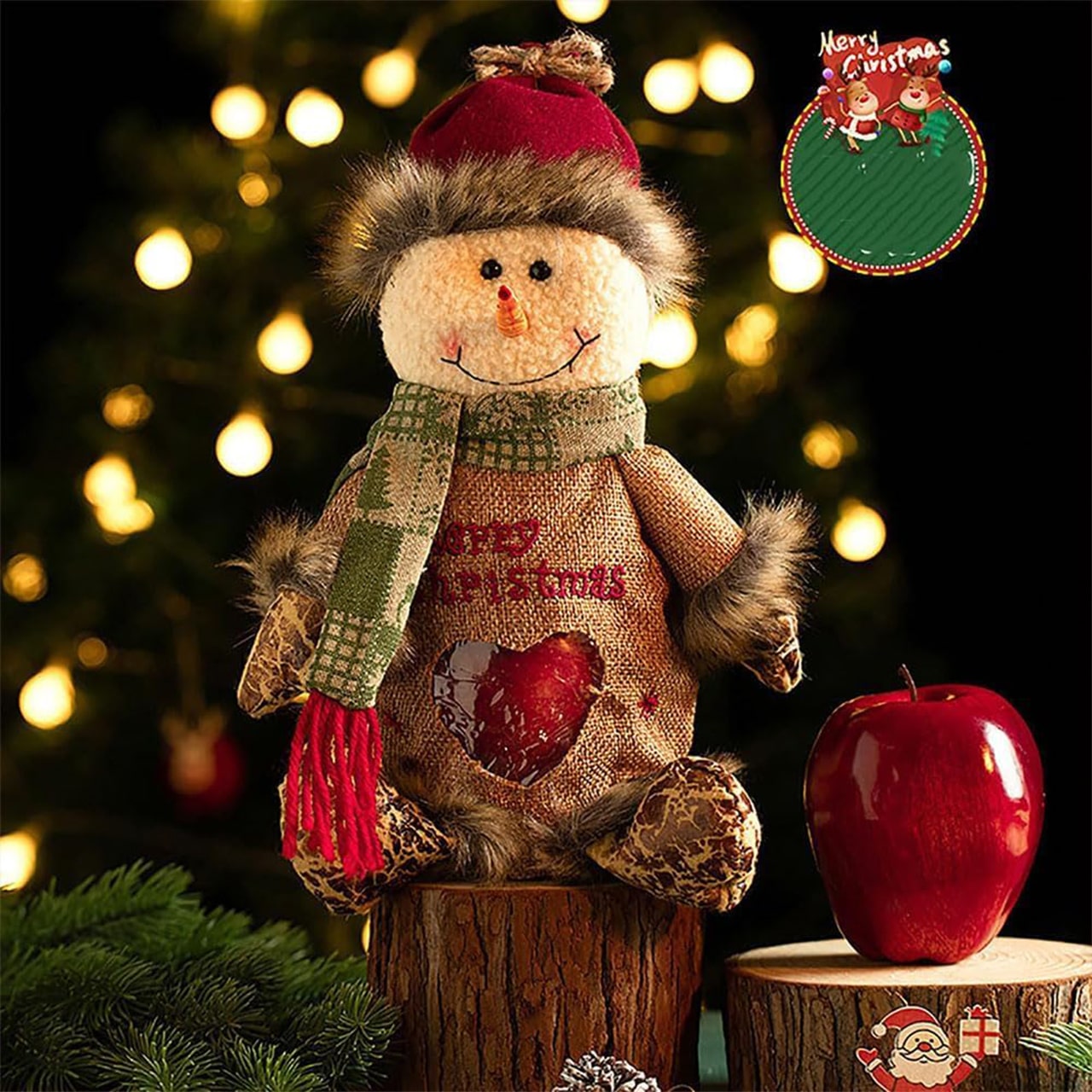 SnowMan, unikatna darilna vrečka v obliki snežaka - Image 1