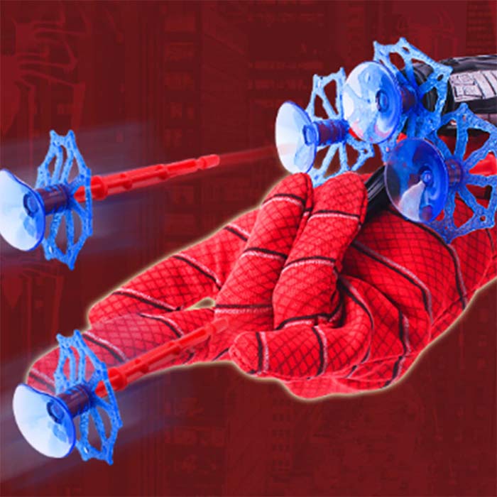 Igrača Spiderman je zaradi mehkih izstrelkov popolnoma varni za uporabo!
