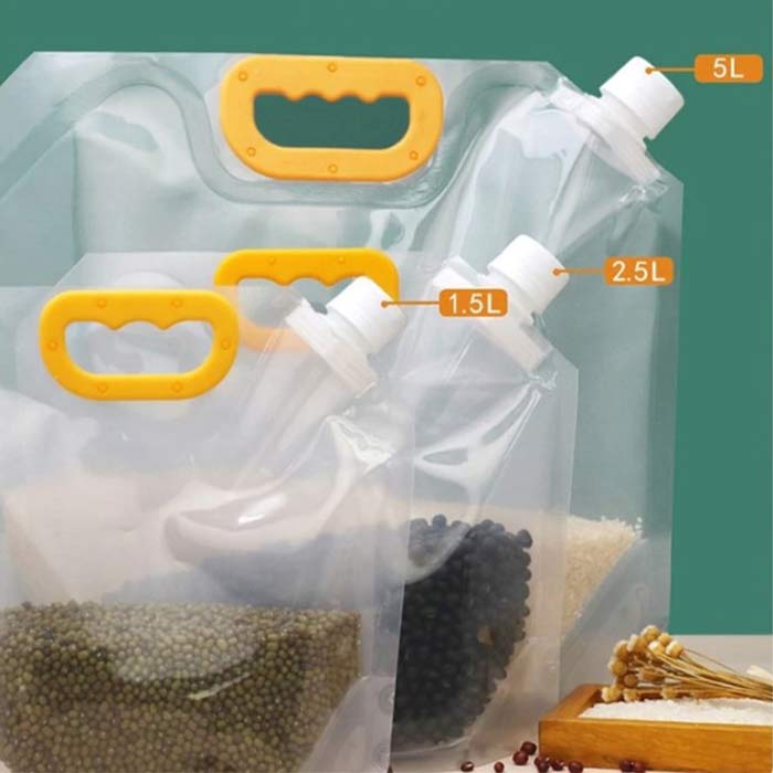 3 trpežne vrečke za shranjevanje z dimenzijami 1,5l, 2,5l in 5l!