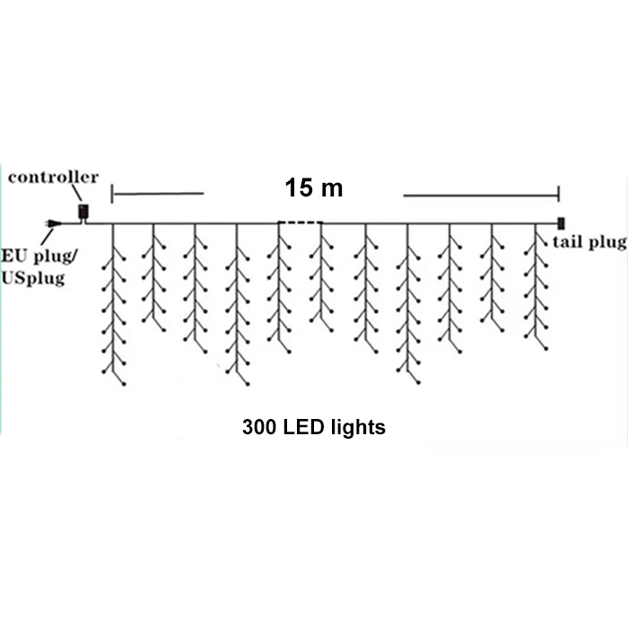 Stringy, LED svetlobna veriga (15 m) - Image 2