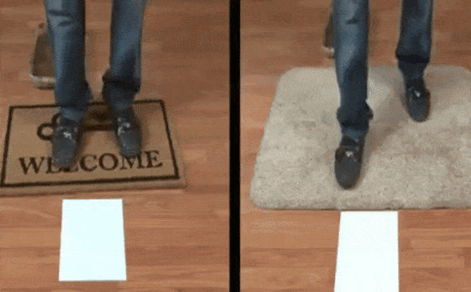 SuperStep, preproga, ki očisti podplate in tačke samo z enim korakom - video