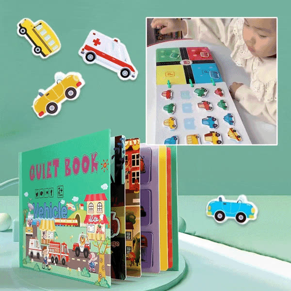 TIHKNJIGA, Interaktivna Montessori knjiga z nalepkami - video