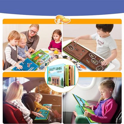 TIHKNJIGA, Interaktivna Montessori knjiga z nalepkami - Image 4