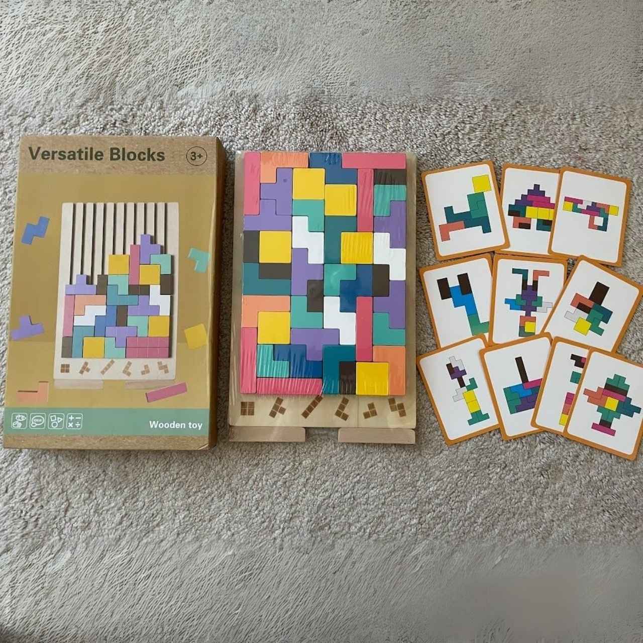 Lesena didaktična igrača, Tetris - Image 8