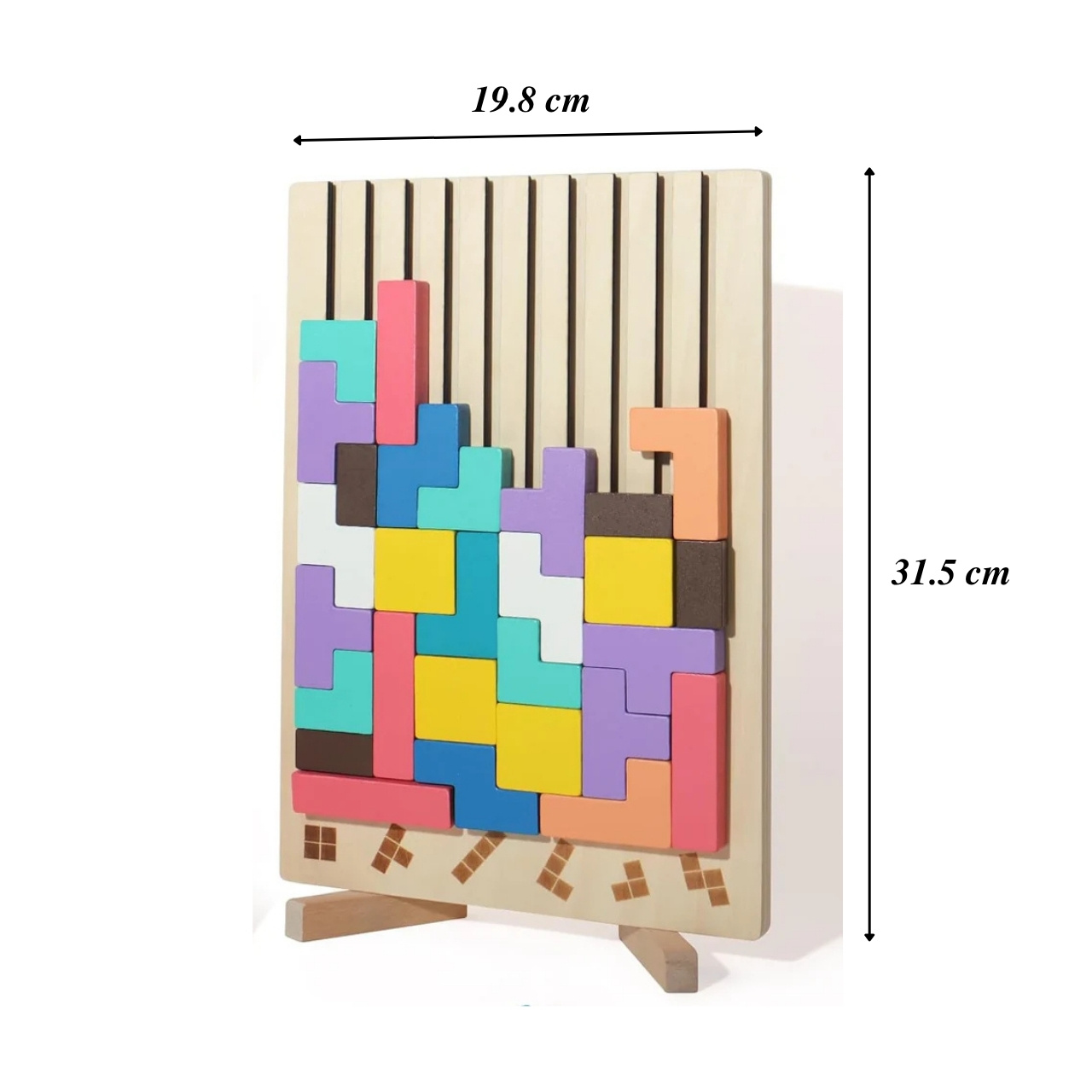Lesena didaktična igrača, Tetris - Image 9