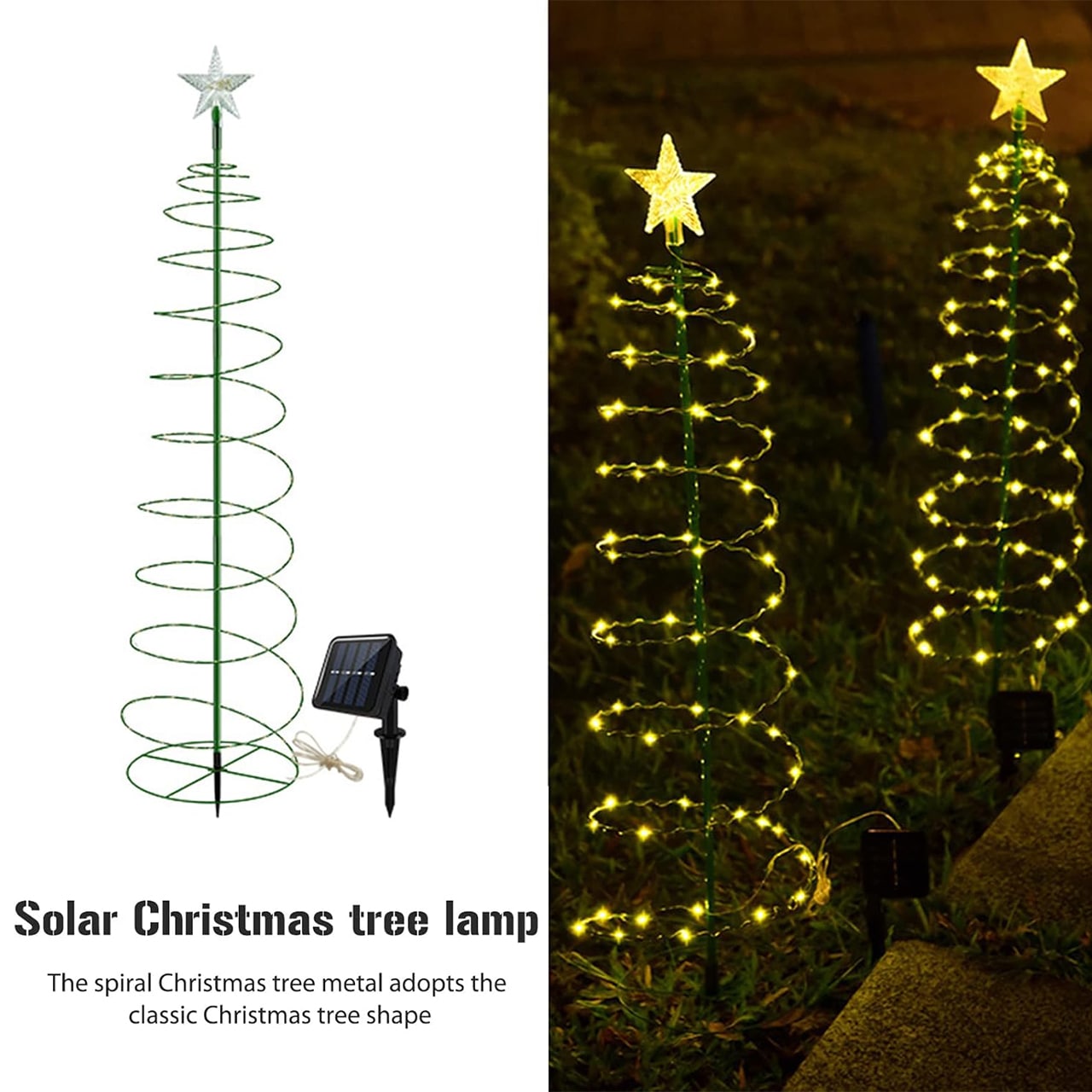 TreeSolar, božično drevesce z LED lučkami, ki se polnijo s sončno energijo - Image 2