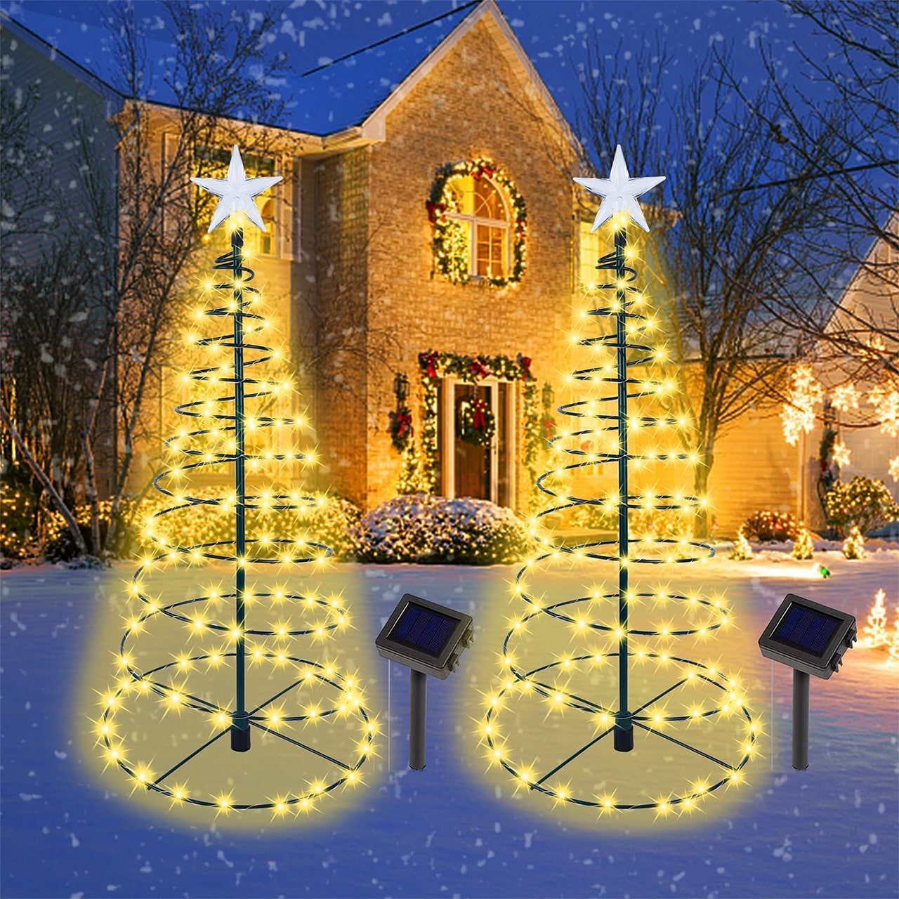 TreeSolar, božično drevesce z LED lučkami, ki se polnijo s sončno energijo - Image 7