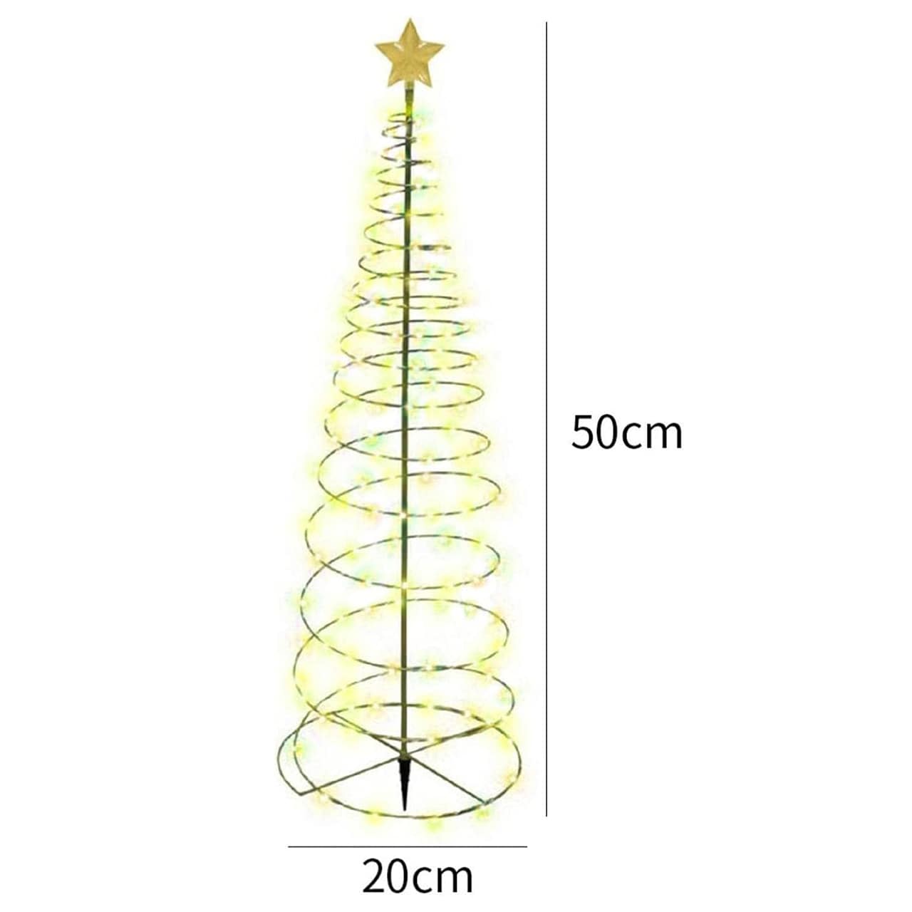 TreeSolar, božično drevesce z LED lučkami, ki se polnijo s sončno energijo - Image 9