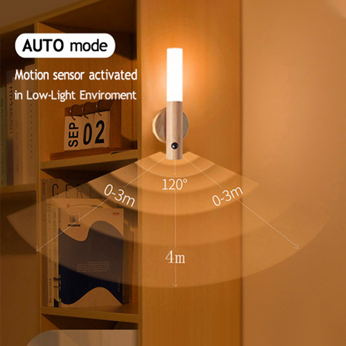 WallSensor, elegantna lesena svetilka, ki deluje na senzor - Image 4