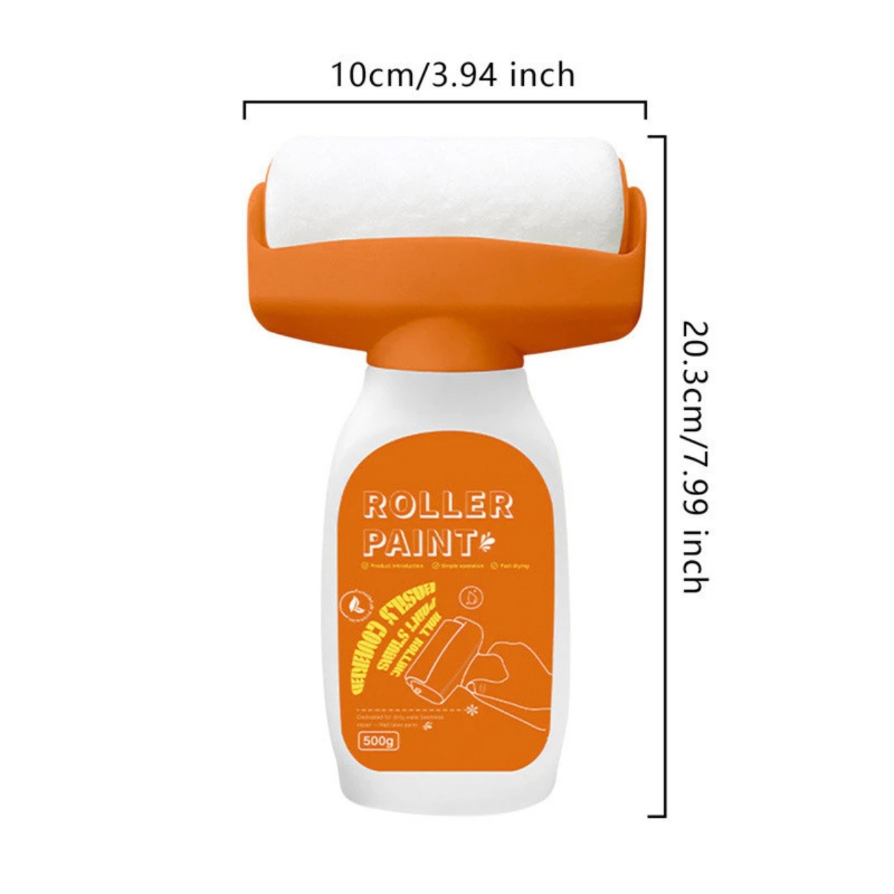 WhiteRoll, belilo za stene v valjčku - Image 4
