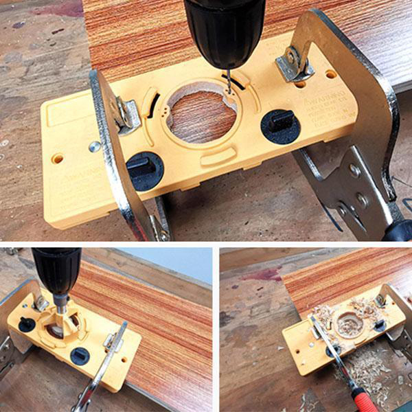WoodWork, 7-delni komplet orodja za vgradnjo tečajev (35 mm) - Image 3