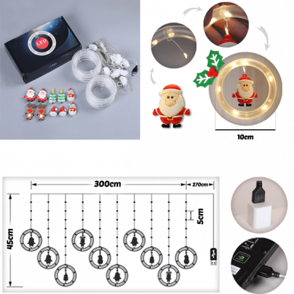 XMASLED, Praznični LED obročki s figuricami - Image 3
