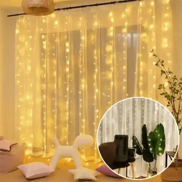 CurtainLED, zavesa s 300 LED lučmi (3x3m) - Image 1