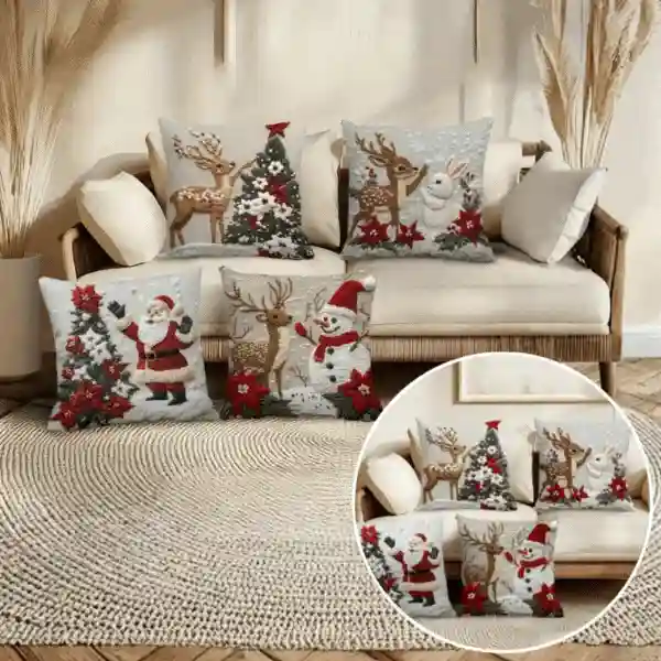 CutePillows, božične prevleke za blazine (4 kosi) - Image 1