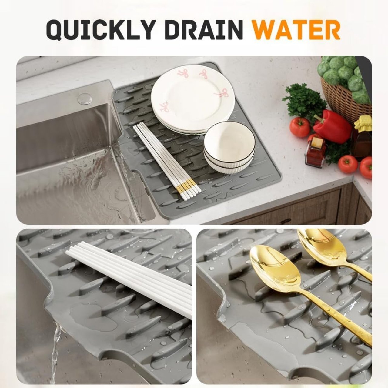 DripDrain, večnamenska silikonska podloga - Image 4