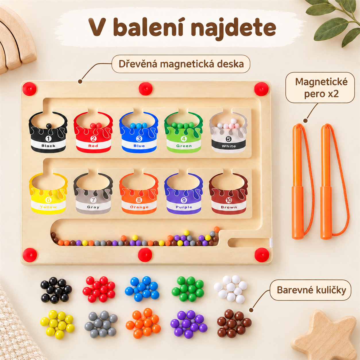 SortBoard, didaktična igrača za razvrščanje in spoznavanje barv - Image 2