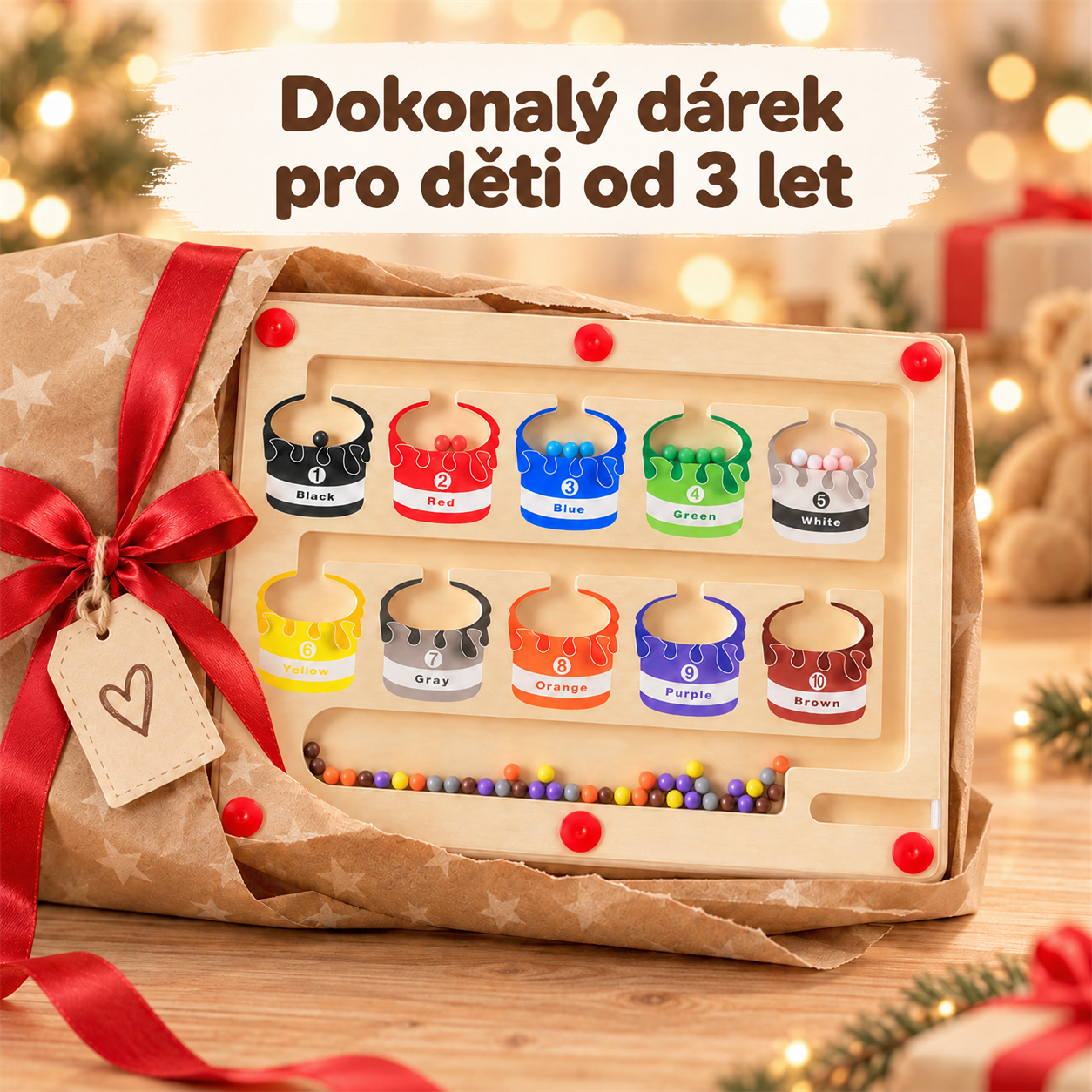 SortBoard, didaktična igrača za razvrščanje in spoznavanje barv - Image 6